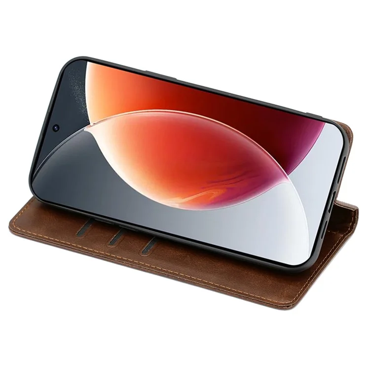 For TECNO Pova Neo 3 4G Case Wallet Stand Anti-Drop Phone Cover - Brown