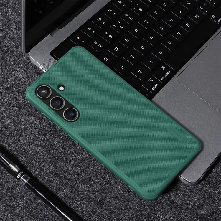 NILLKIN Frosted Shield Pro for Samsung Galaxy S24 Phone Case Compatible with MagSafe - Black