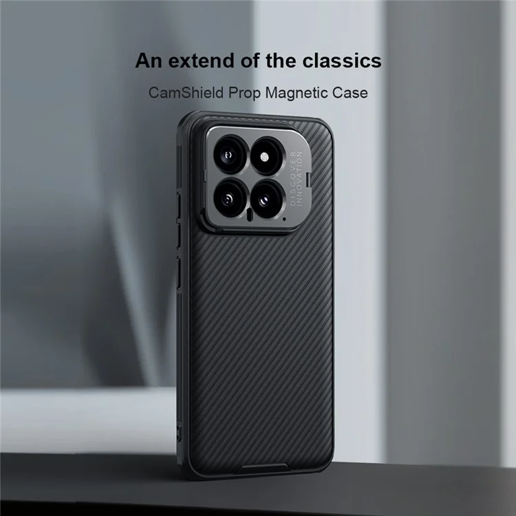 NILLKIN CamShield Prop Magnetic Series for Xiaomi 14 Phone Case Precise Cut-out Camera Protection Cover - Blue