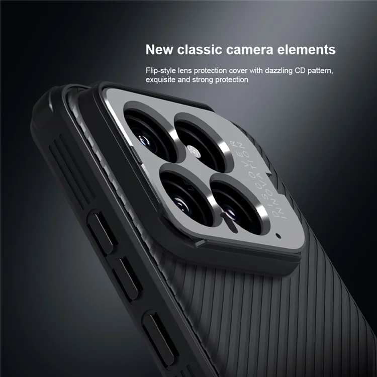 NILLKIN CamShield Prop Magnetic Series for Xiaomi 14 Phone Case Precise Cut-out Camera Protection Cover - Blue