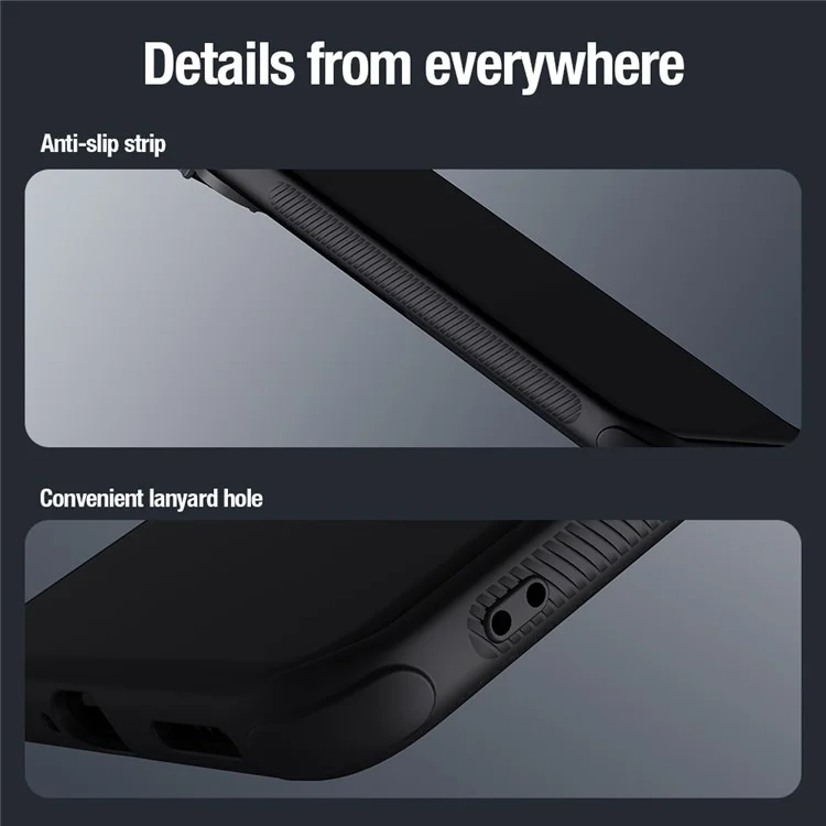 NILLKIN CamShield Prop Para Huawei Mate 60 RS Ultimate Case Soporte Funda Protectora para Teléfono - Negro