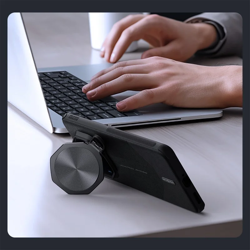 NILLKIN CamShield Prop For Huawei Mate 60 RS Ultimate Case Kickstand Phone Cover - Red