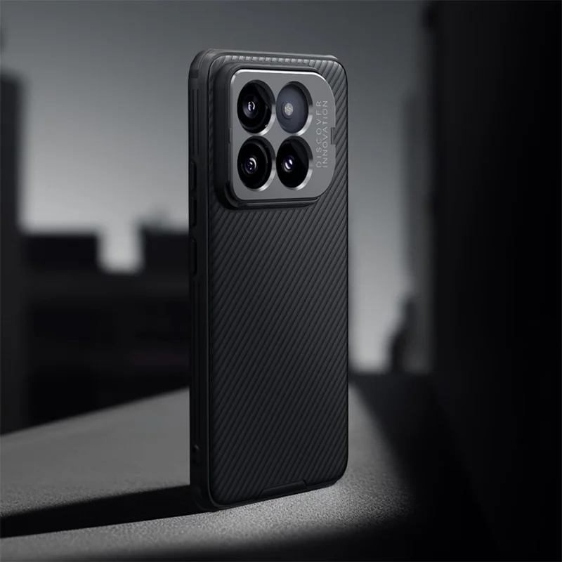 NILLKIN CamShield Prop Series для чехла Xiaomi 14 Pro Phone Case Kickstand Precise Cut-out Protective Cover - Черный