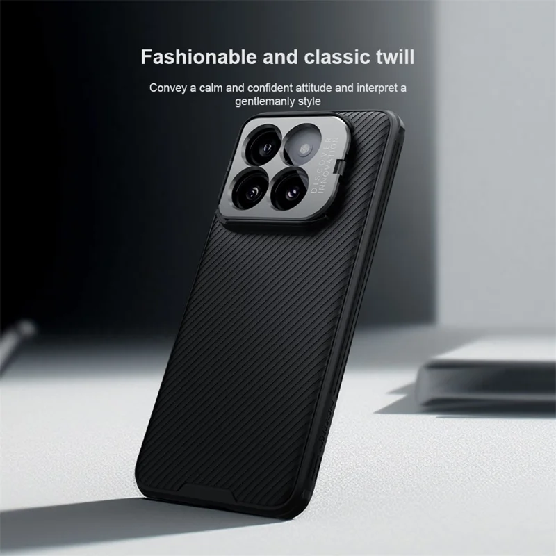 NILLKIN CamShield Prop Series для чехла Xiaomi 14 Pro Phone Case Kickstand Precise Cut-out Protective Cover - Черный