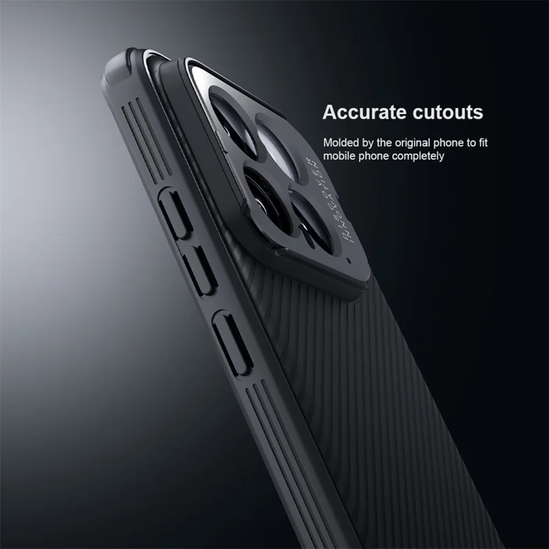NILLKIN CamShield Prop Series for Xiaomi 14 Phone Case Camera Protection Kickstand Cover - Blue