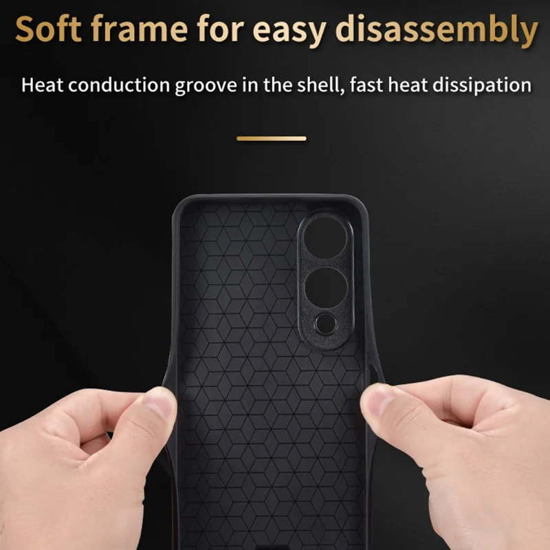 AZNS Para vivo Y17s 4G Case Anti-queda Padrão Impresso Capa de Telefone de Couro PU+TPU - Marrom