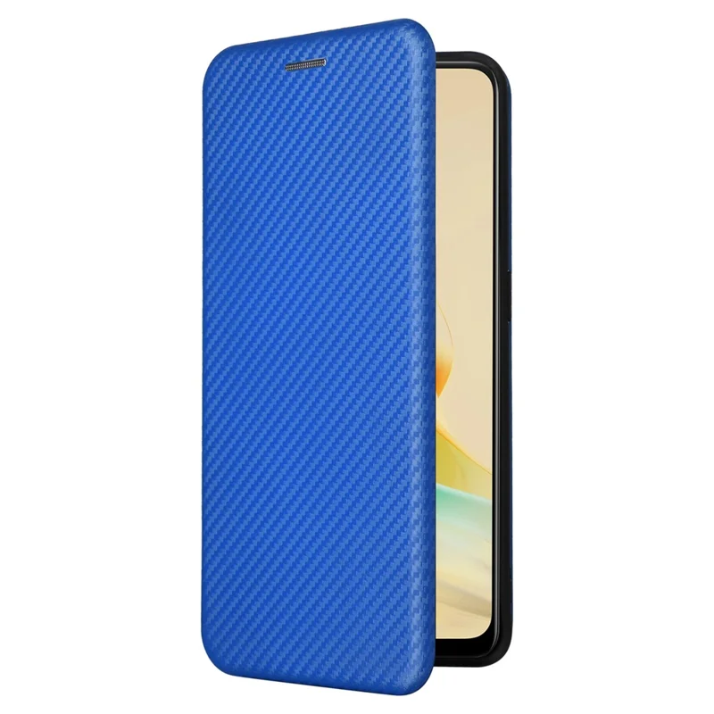 For Oppo Reno8 T 4G Case Card Holder Stand PU Leather Phone Cover - Blue