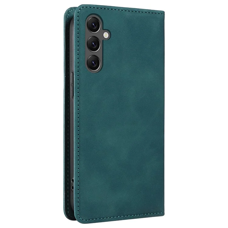 BETOPNICE 003 pour Samsung Galaxy A25 5G (Global) (161,0 x 76,5 x 8,3mm) Étui Téléphone Mobile Garde RFID Blocking Stand Cover - Vert