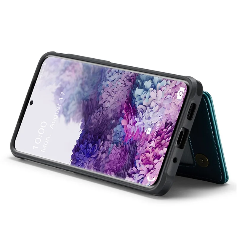 CASEME C22 Series para Samsung Galaxy S20 Plus 4G / 5G Capa 5 Slots de Cartão Suporte de Telefone - Verde