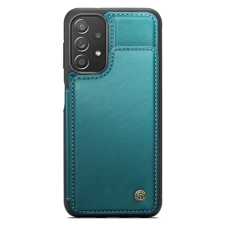 CASEME C22 Series para Samsung Galaxy A52 4G / 5G / A52s 5G Estojo Porta-Cartões com Suporte - Verde