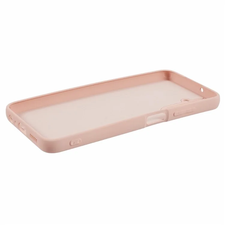 For Samsung Galaxy A05s 4G TPU Phone Case Fiber Lining Anti-Scratch Cover -  Pink