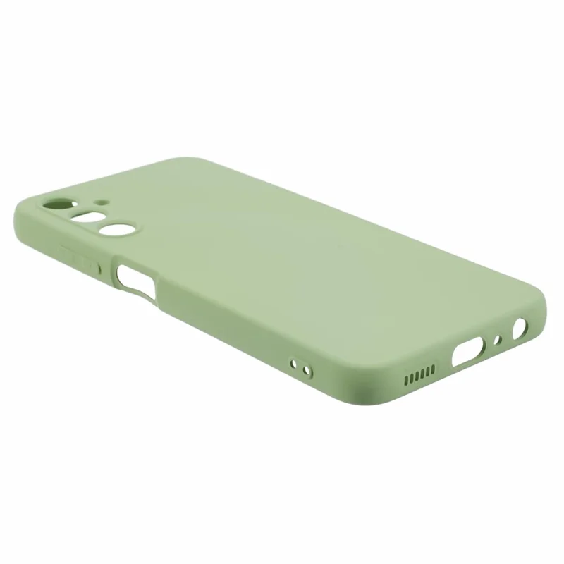 For Samsung Galaxy A05s 4G TPU Phone Case Fiber Lining Anti-Scratch Cover - Matcha Green
