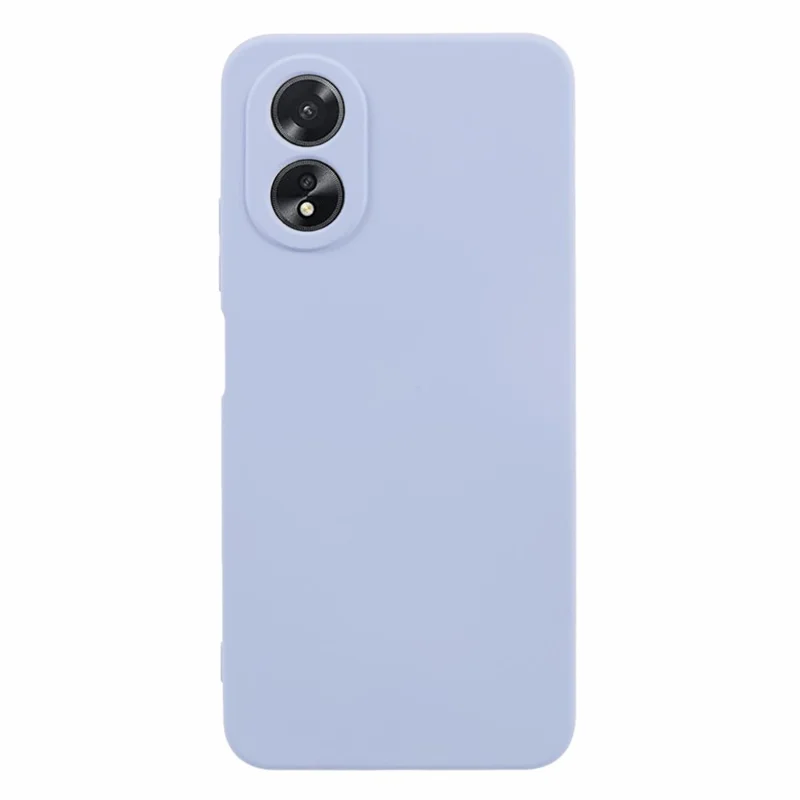 Pour Oppo A38 4G / A18 4G Coque Garnissage en Fibre TPU Couverture de Téléphone - Violet Clair