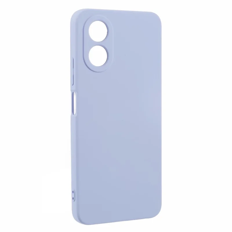 Pour Oppo A38 4G / A18 4G Coque Garnissage en Fibre TPU Couverture de Téléphone - Violet Clair
