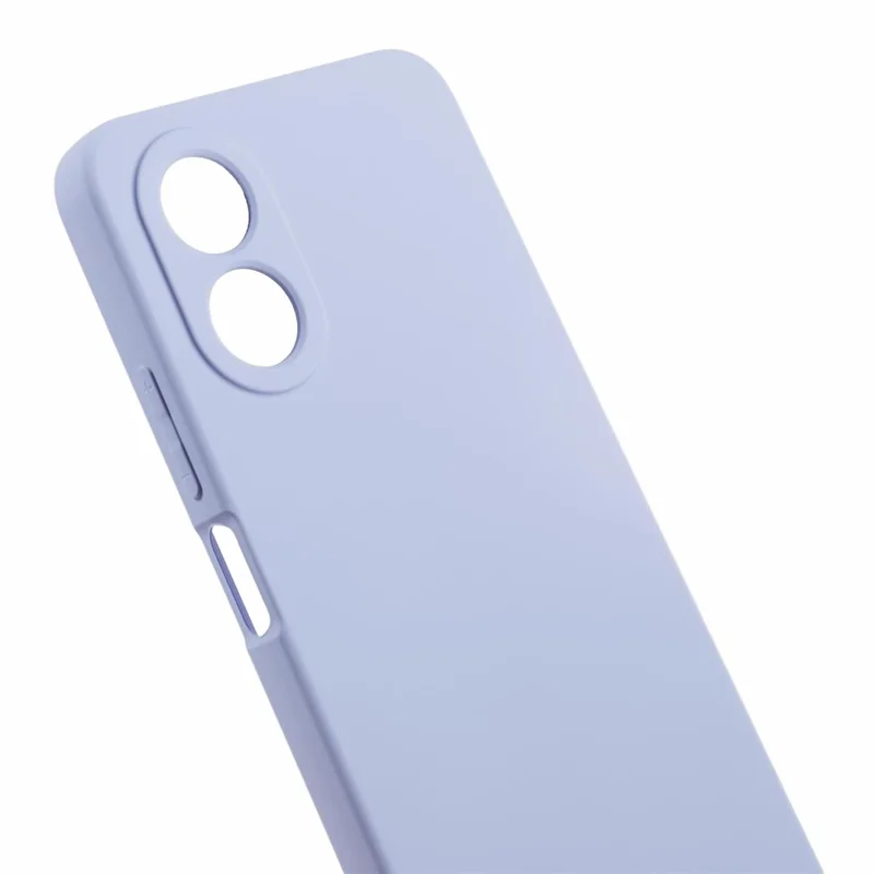Pour Oppo A38 4G / A18 4G Coque Garnissage en Fibre TPU Couverture de Téléphone - Violet Clair