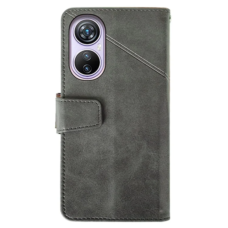 IDEWEI Para Blackview A200 Pro Case de Telefone Textura de Bezerro Capa de Telefone em Couro de PU - Preto