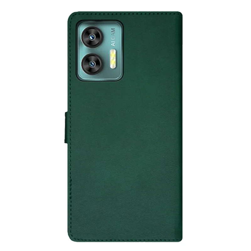 IDEWEI For Oukitel C36 Phone Case PU Leather Flip Protective Cover - Green