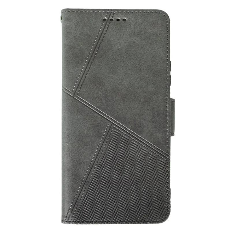 IDEWEI For Oukitel C36 Case Imprint Calf Texture PU Leather Phone Cover - Black