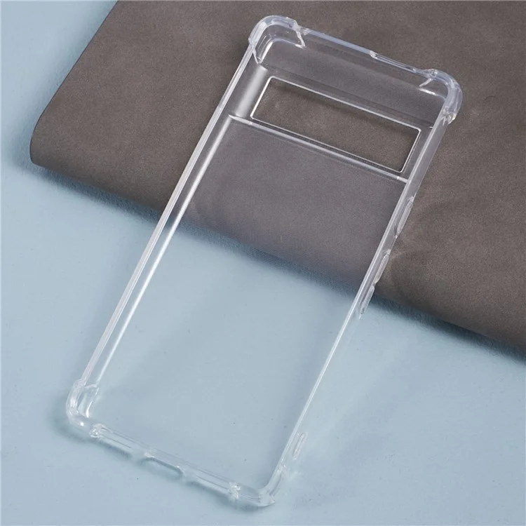 Funda TPU para Google Pixel 7 5G, funda transparente antirruido para las cuatro esquinas
