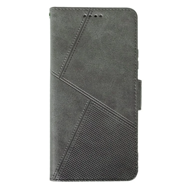 IDEWEI Para Umidigi A15 Case Anti-queda Textura de Bezerro Suporte Capa Protetora de Telefone - Preto
