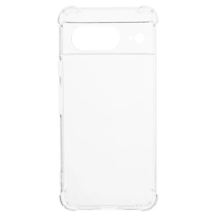 Para Google Pixel 8 Clear Case Soft TPU Four Corner Anti-drop Phone Cover