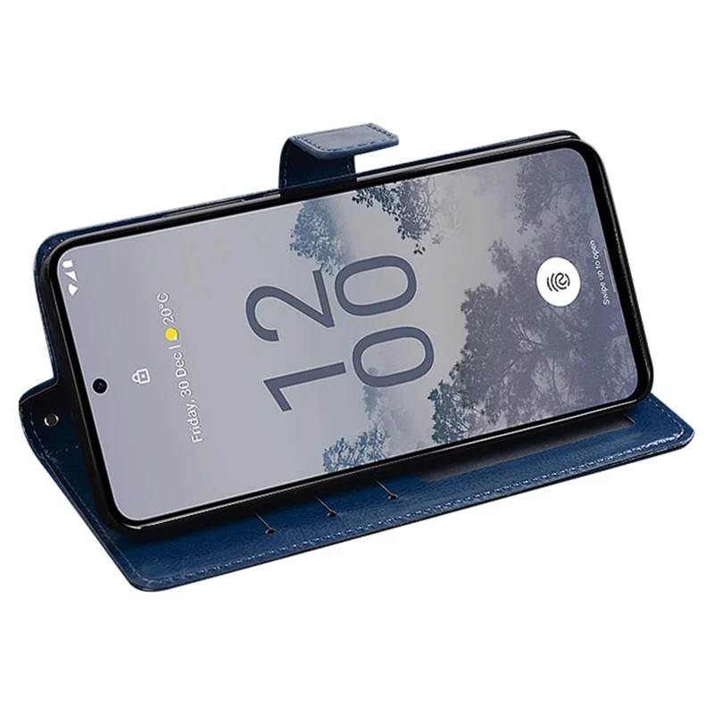 IDEWEI For Nokia C210 Cell Phone Case Wallet Stand PU Leather Phone Cover Flip Shell - Rose