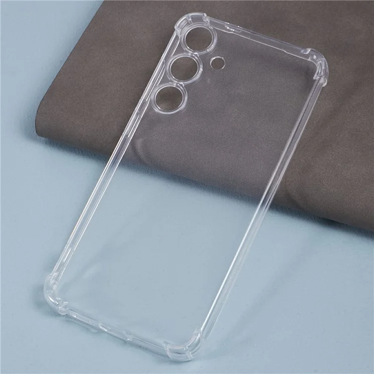 Per Samsung Galaxy S24 Clear Case Anti-drop TPU Phone Back Cover