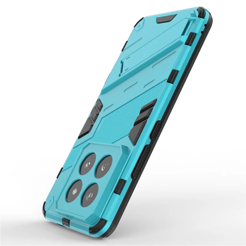 For Xiaomi 14 Pro Case Shockproof Protective Phone Cover with Kickstand - Baby Blue