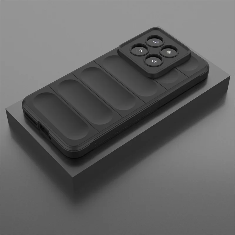 Étui pour Xiaomi 14 Pro Coque antichoc Téléphone robuste Couverture TPU - Noir