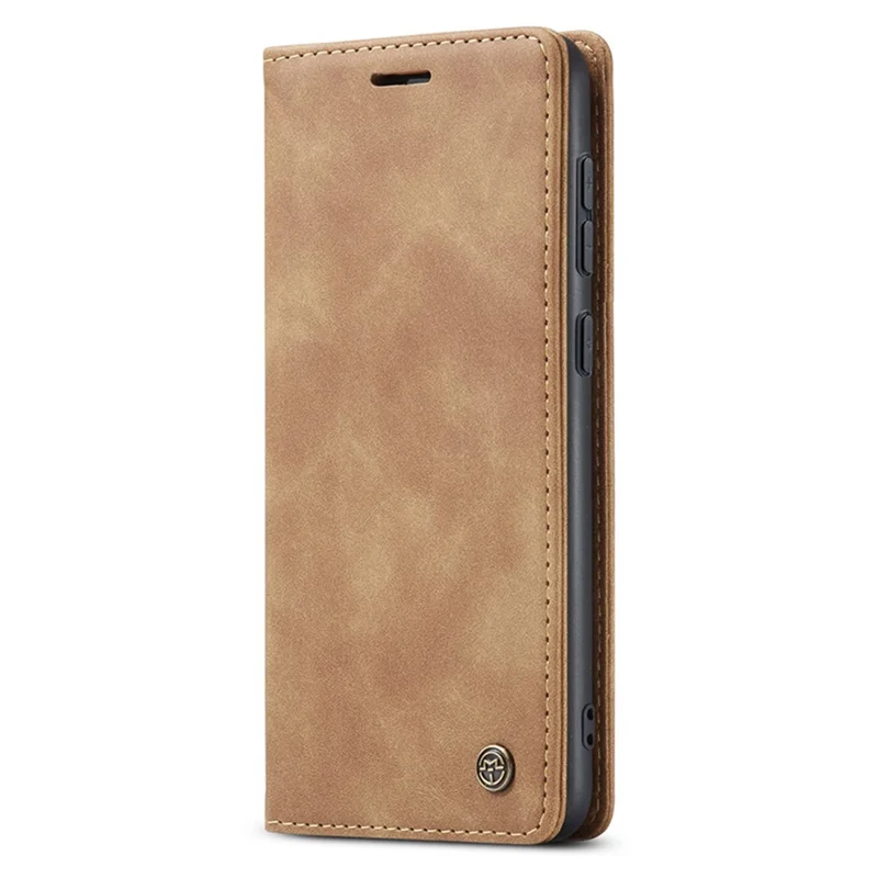 CASEME 013 Série Pour Samsung Galaxy S24+ Étui en cuir PU Protecteur de téléphone portable - Marron