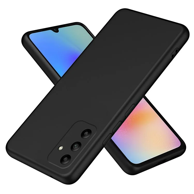 Per Samsung Galaxy A05s 4G Case Rubberized 2.2mm Anti-Drop TPU Phone Protector - Nero