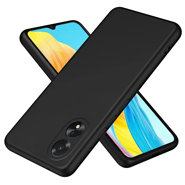 Pour Oppo A38 4G TPU Case 2.2mm Soft Liner Anti-scratch Phone Cover - Noir