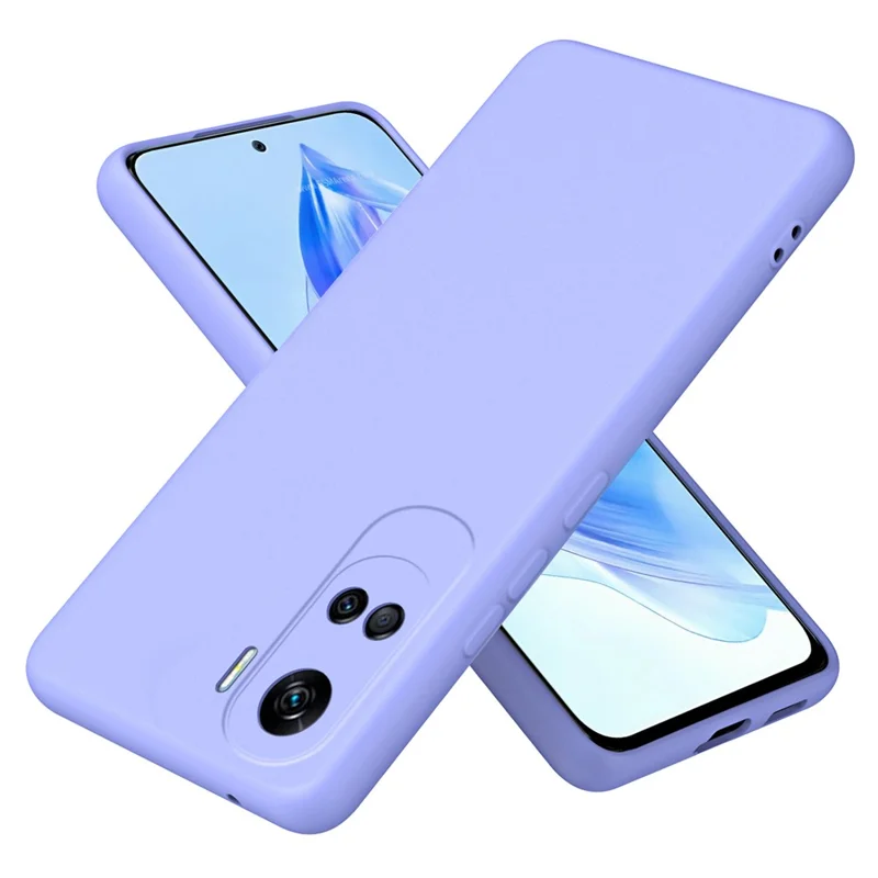 For Honor 90 Lite 5G / X50i 5G Case Anti-drop 2.2mm Rubberized TPU Back Cover - Purple