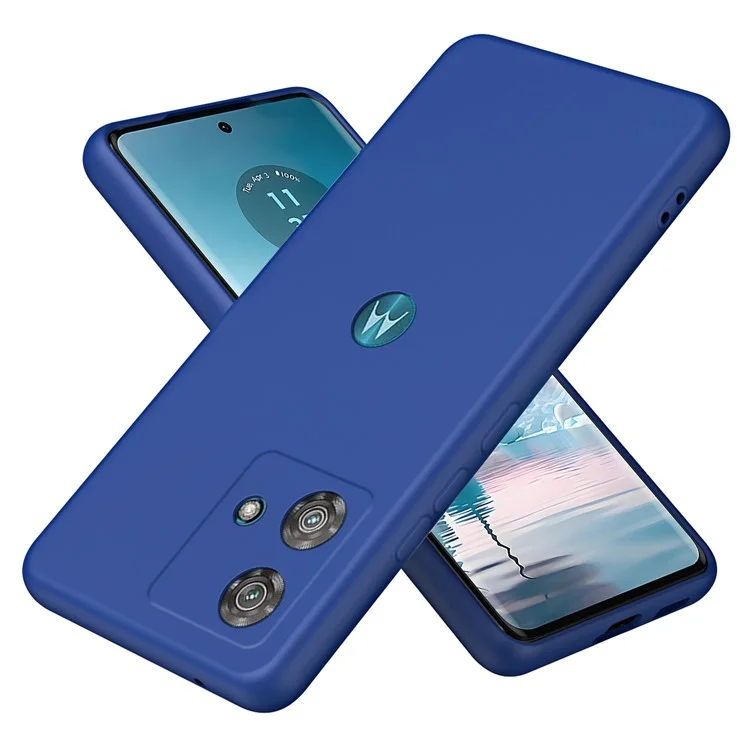 Per Motorola Edge 40 Neo 5G Custodia Protezione Lente Precisa 2.2mm Copertura TPU - Blu