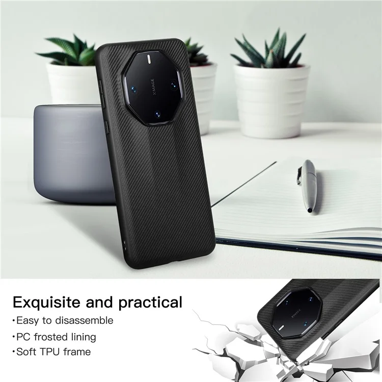 VILI TC Series para Huawei Mate 60 RS Ultimate Case Funda de Piel PU + TPU