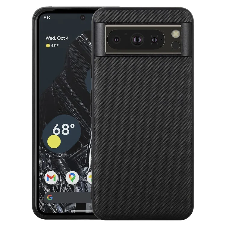 VILI TC Series for Google Pixel 8 Pro Case PU Leather Coated TPU Phone Back Cover