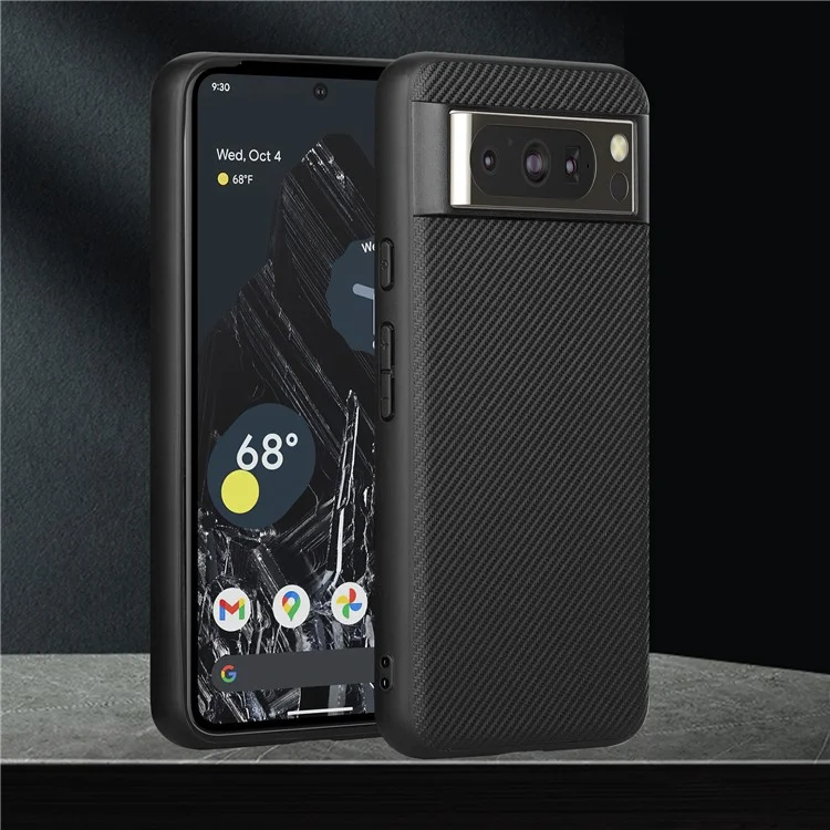 VILI TC Series for Google Pixel 8 Pro Case PU Leather Coated TPU Phone Back Cover
