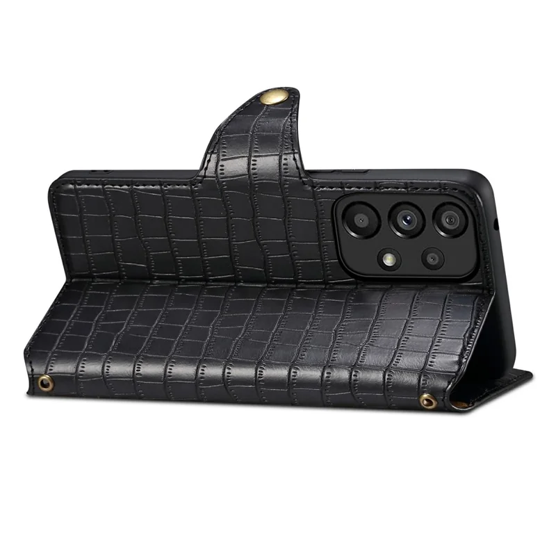 For Samsung Galaxy A53 5G Case Wallet Leather Phone Stand Cover - Black