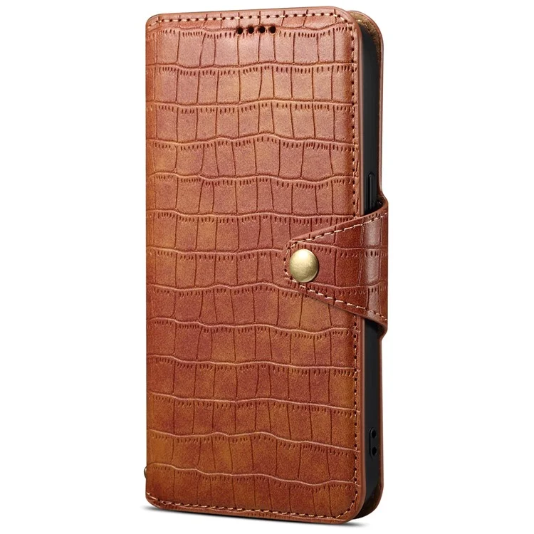 Pour Google Pixel 8 Pro Étui Portefeuille en Cuir avec Support - Marron
