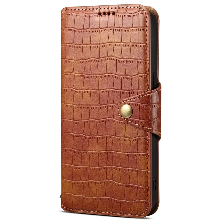 For Samsung Galaxy A23 4G / A23 5G (Global Version) Case PU Leather Wallet Phone Cover - Brown