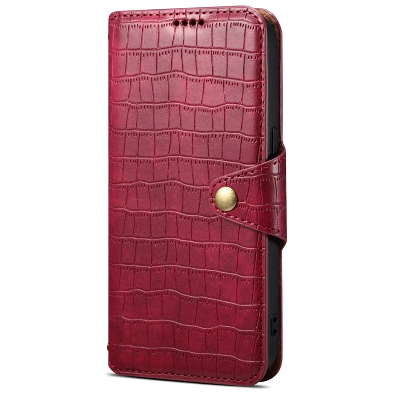 For Huawei Mate 60 Case Crocodile Texture Phone Cover with Wallet Stand - Red
