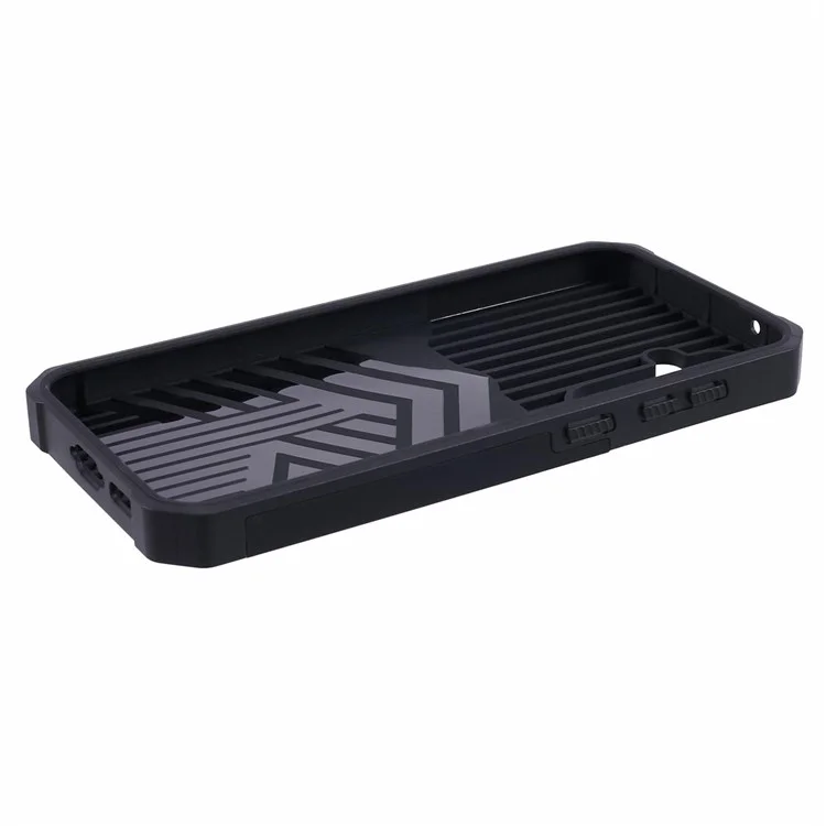 Funda con Soporte y Protección de Cámara para Samsung Galaxy S24+ - Negro