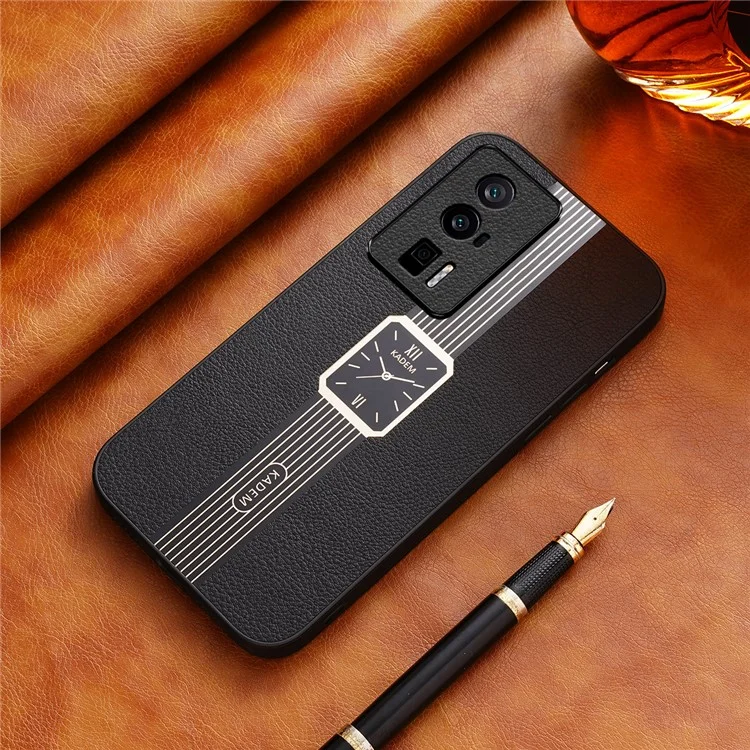 KADEM para Xiaomi Redmi K60 5G / K60 Pro 5G / K60 Champion Edition / Poco F5 Pro 5G Capa Protetora de Telefone - Preta