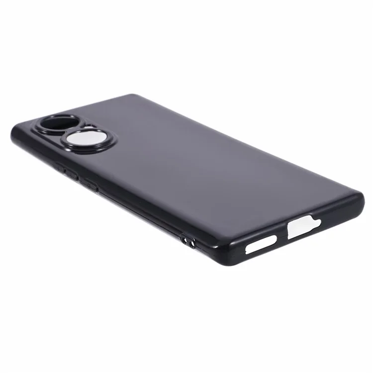 For Blackview A200 Pro Slim Case Protective Soft TPU Phone Shell - Black