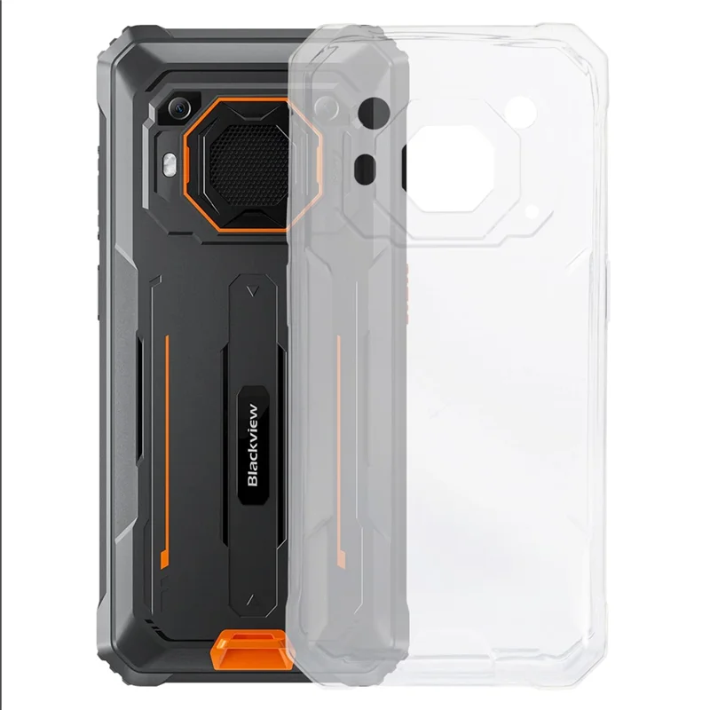 Shockproof Phone Cover for Blackview BV6200 Pro Case Anti-Scratch Soft TPU Phone Shell - Transparent