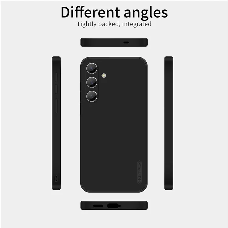 PINWUYO JK Touching Series para Case do Samsung Galaxy S24+ Protetor de Tela Slim-Fit TPU - Azul Marinho