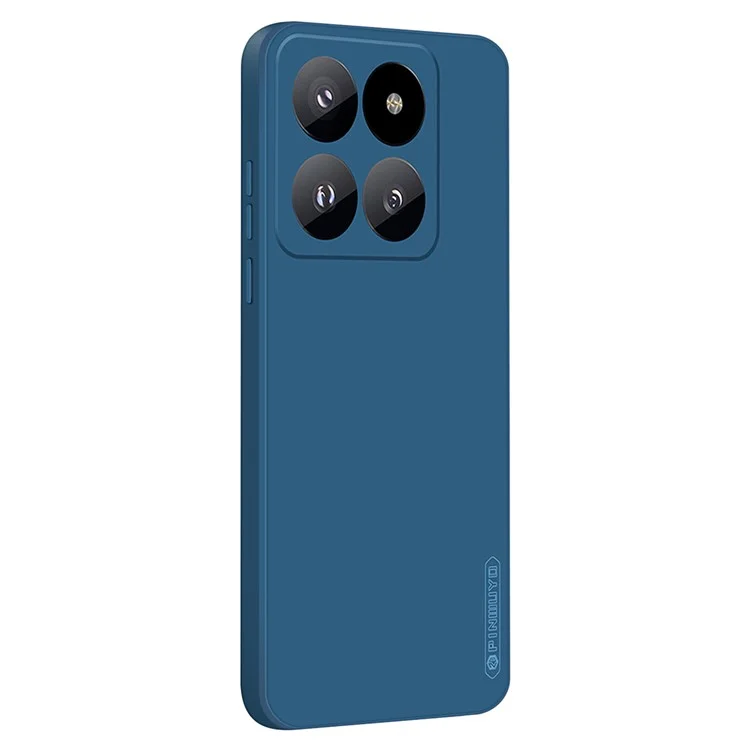 PINWUYO JK Touching Series for Xiaomi 14 Pro Phone Case Anti-drop Soft TPU Cover - Navy Blue