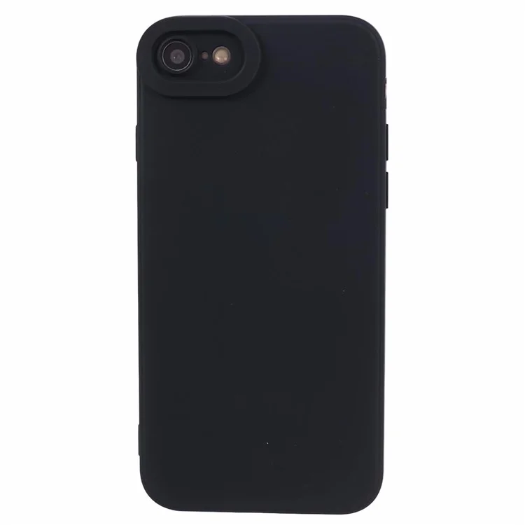 Serie YX Para Iphone 7 4.7 Pulgadas / 8 4.7 Pulgadas / SE (2022) / SE (2020) Case de Teléfono Matte Soft Tpu Cover (recorte Preciso) - Negro