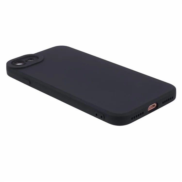 Serie YX Para Iphone 7 4.7 Pulgadas / 8 4.7 Pulgadas / SE (2022) / SE (2020) Case de Teléfono Matte Soft Tpu Cover (recorte Preciso) - Negro