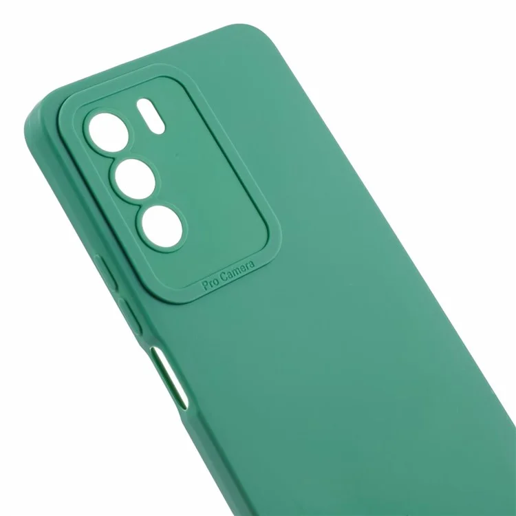 YX Series For Infinix Zero 5G Phone Case TPU Frosted Protective Cover (Precise Cutout) - Green